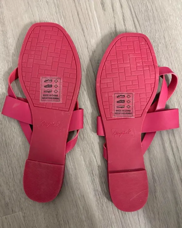 pink sandals Size 7 - Image 2