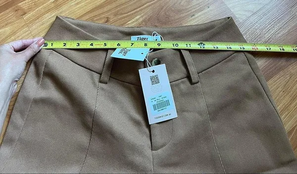 Tiger Mist Tan Twill Trouser Pants - Image 8