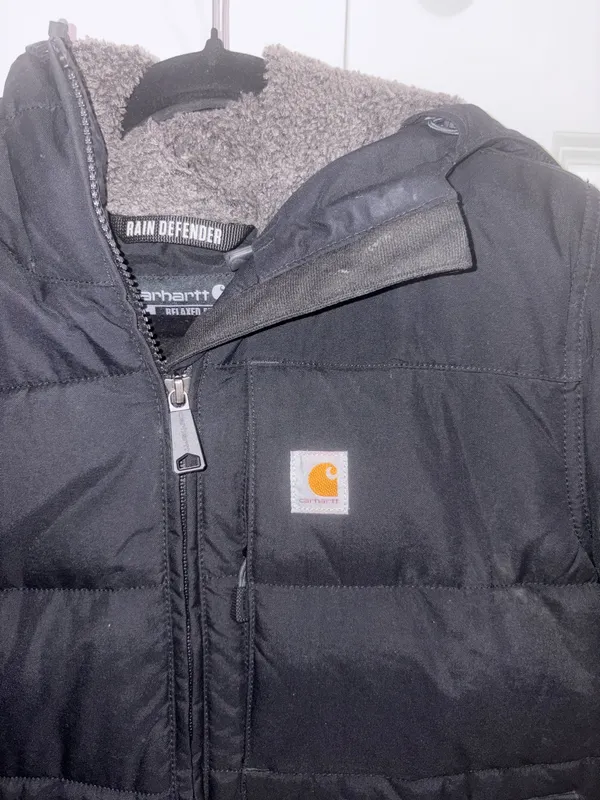 Carhartt Women’s Sherpa Lined Puffer Coat Size Small - Image 4