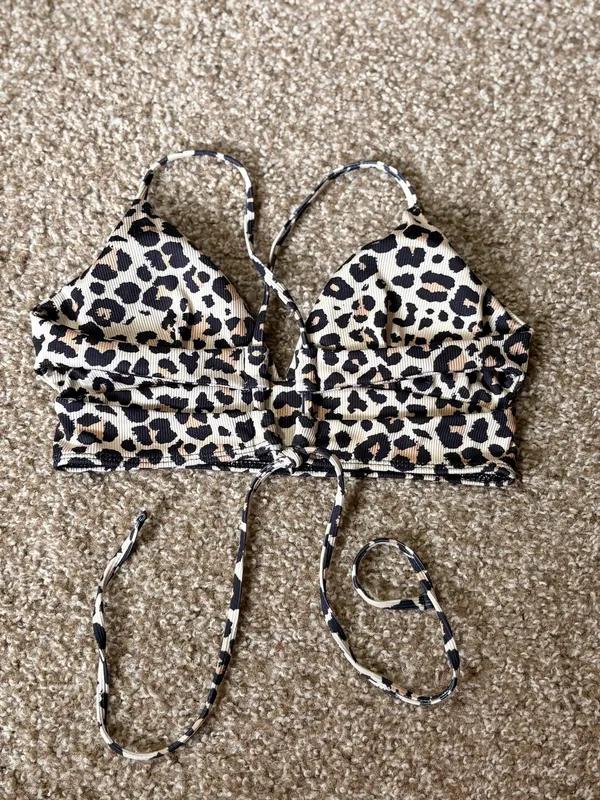 Leopard Print Bikini Top Multiple - Image 2