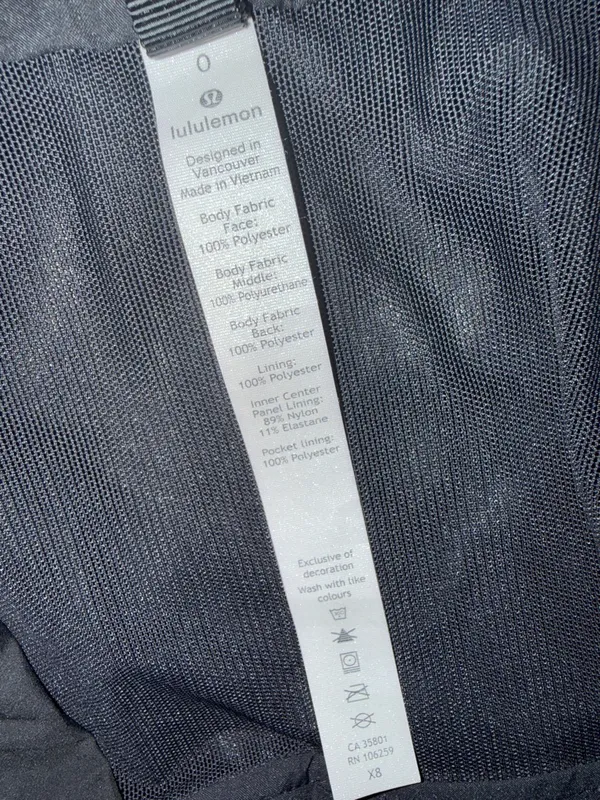 lululemon athletica Black Hooded Trench Coat - Image 9