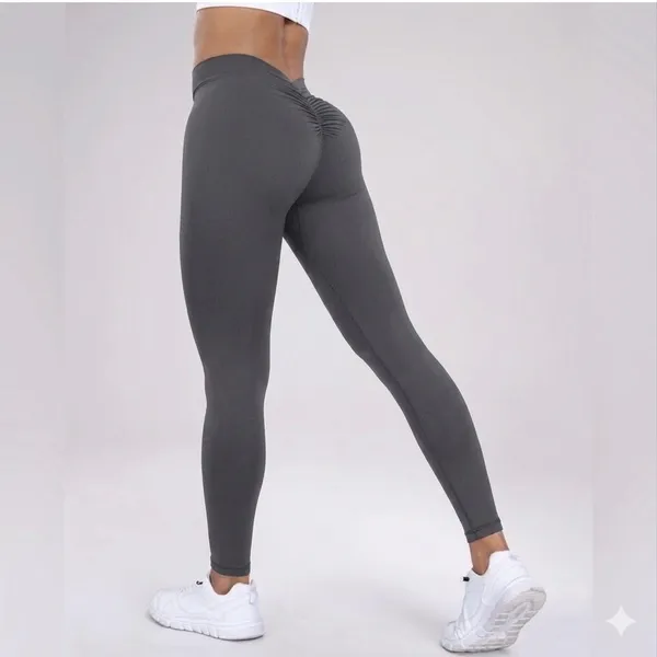 NEW Spiritual Gangster Gray Scrunch Butt Leggings Small Booty Lifting Athleisure - Image 2