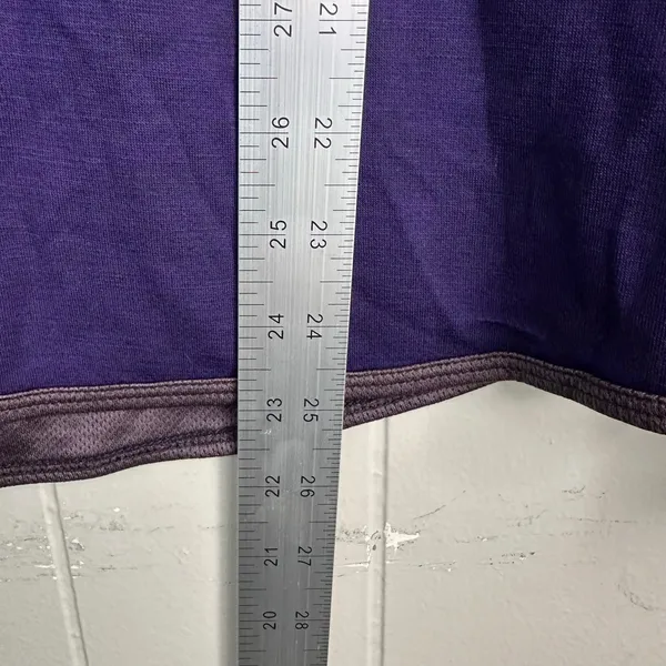 Nike Womens M Purple Dri Fit Wool Blend Half Snap Running Hoodie Athletic Sporty - Image 11