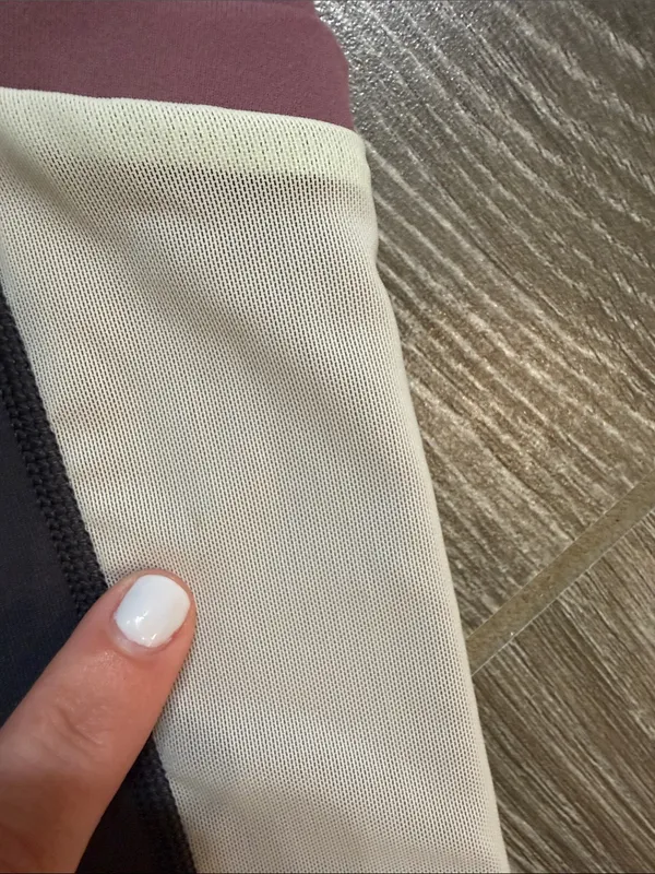 Fabletics On-The-Go Powerhold Colorblock high waisted Leggings XS Gray w/pockets - Image 3