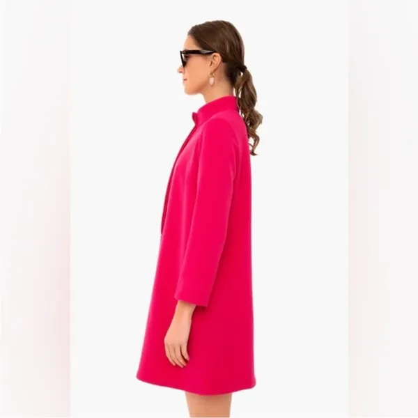NEW Tuckernuck‎ Fuchsia Stretch Crepe Avery Dress size small - Image 4