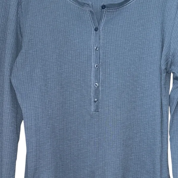 Old Navy ribbed Henley sz M - Image 4