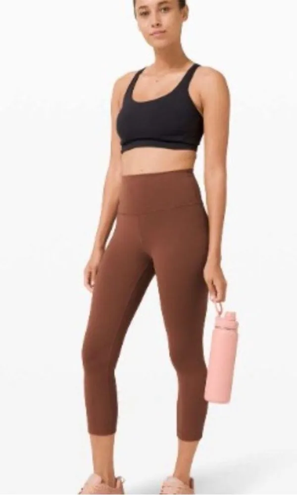 Lululemon athletica Wunder Train High-Rise Crop 21" in Ancient Copper 8 - Image 2