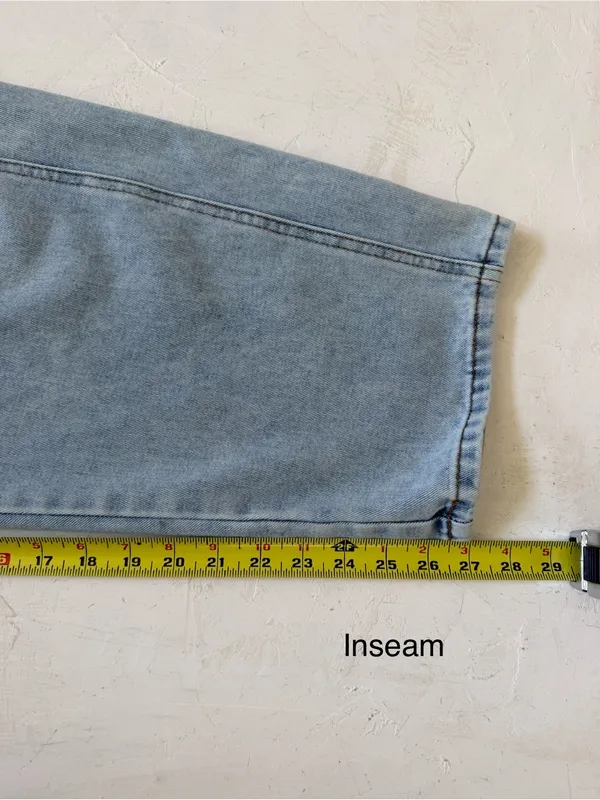 SHEIN Woman Baggy Barrel Jeans Casual Light Blue Size 10 - Image 9
