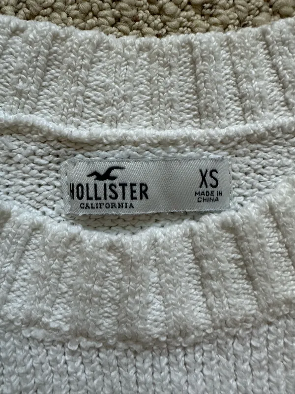 Hollister Sweater White - Image 3