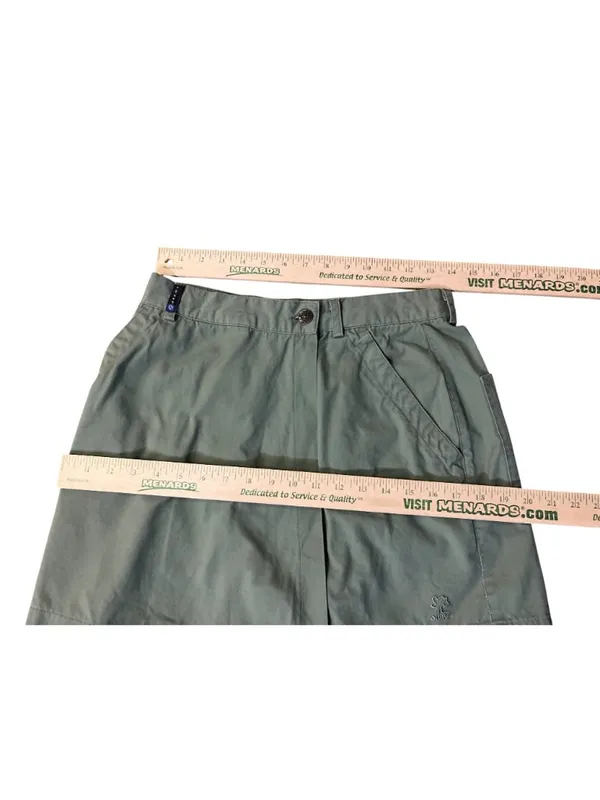 Orage Green Cotton Wrap Skort Shorts Womens 12 Used - Image 10