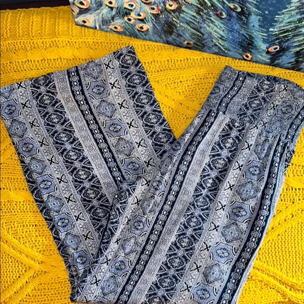 Anthropologie Size M Bohemian Patterned Pants - Image 9