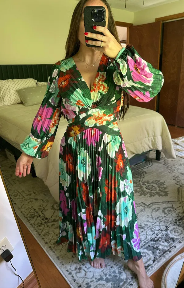Maeve Anthropologie Long Sleeve Formal Dress - Image 4