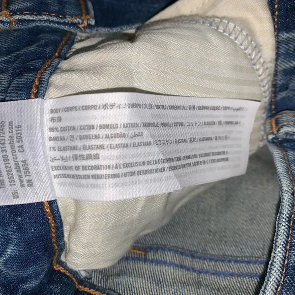 Abercrombie & Fitch Size 26/2 Curve Love The Mom Jean High Rise Distressed Ankle - Image 5
