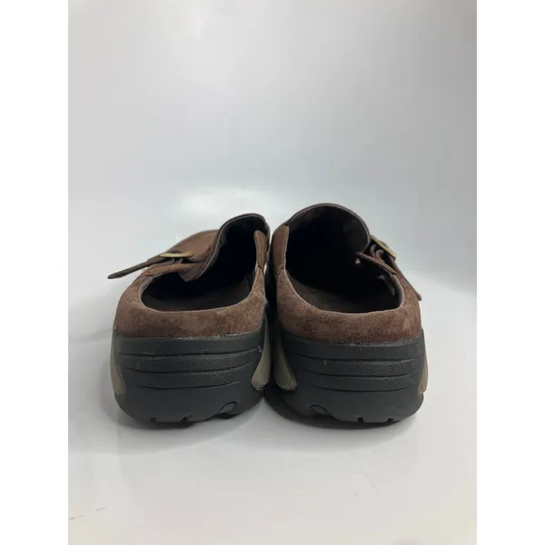 Merrell Encore Buckle Bracken Clogs Womens 10 Brown Good Suede Slip On Shoes - Image 6