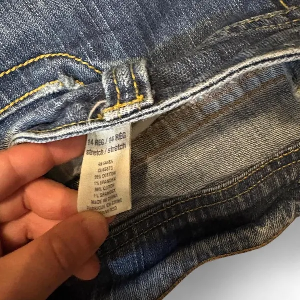 American Eagle Y2K Bootcut Jeans Women 14 Regular Low Rise Stretch - Image 4