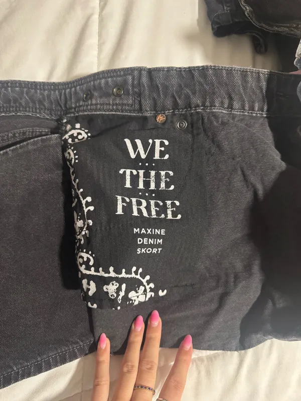 We The Free Maxine Denim Skort - Image 4