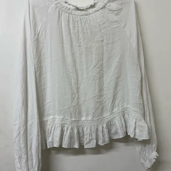 Kimchi Blue White Ruffled Blouse - Image 6