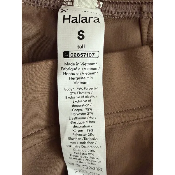 Halara Flex DayStretch High Waisted Pocket Straight Leg Work Pants Small Tall - Image 12
