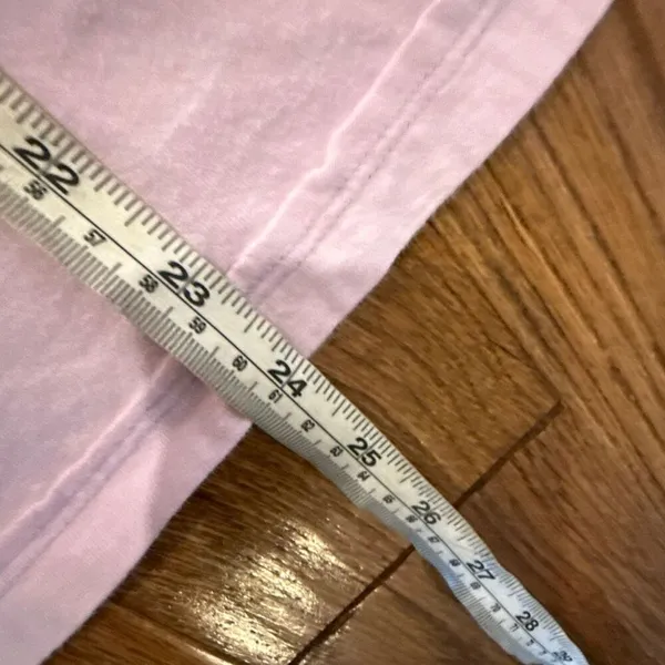 Amazon purple cotton oversized raw seam tshirt size small - Image 6