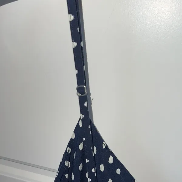 Gap Navy Blue Polkadot Dress - Image 5