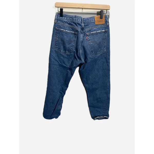 Levi's Wedgie Fit‎ Jeans Womens 29 Blue Premium High Rise Tapered Casual Classic - Image 5