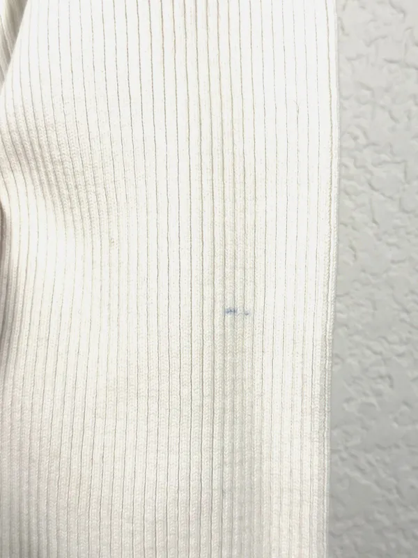 Lauren Ralph Lauren Women’s XL White Ribbed Turtleneck Sweater Logo Stretch - Image 10