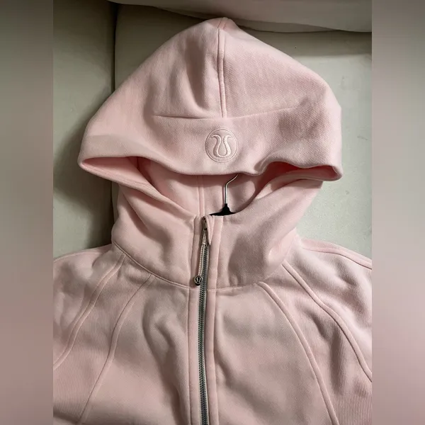 Lululemon Scuba Oversized Half Zip Hoodie Jacket Strawberry Milkshake Size XS S - Image 6