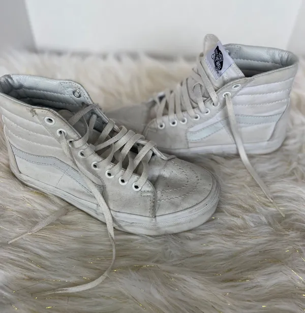 Vans White Used - Image 2