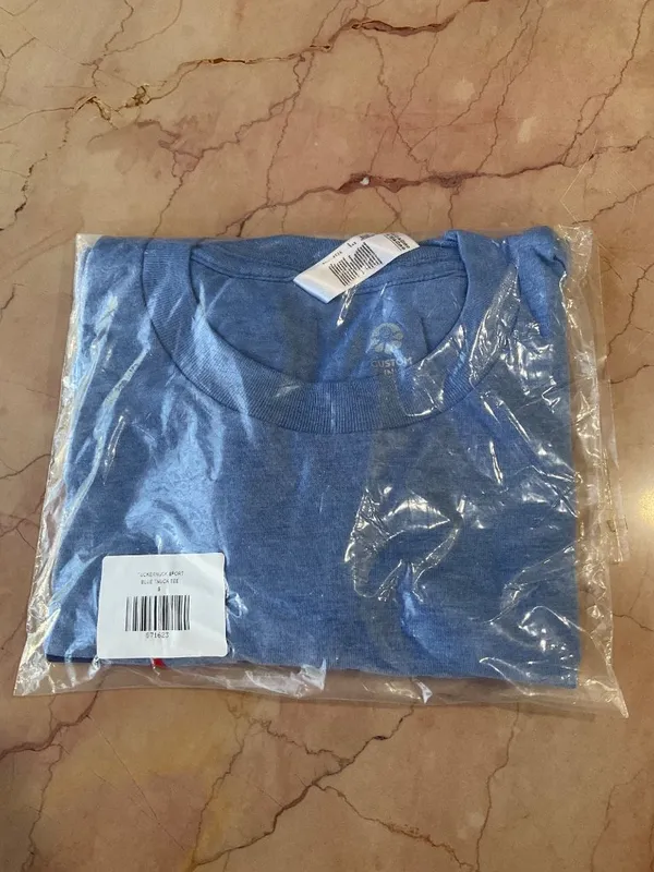 Tuckernuck Logo American Apparel Tri-Blend Tee in Blue Small Womens New Tshirt - Image 5