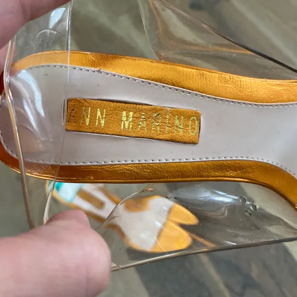 Clear Transparent Heel Shoe Size 6 - Image 11