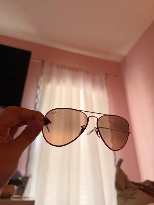 Ray-Ban Sunglasses Aviator Pink - Image 3