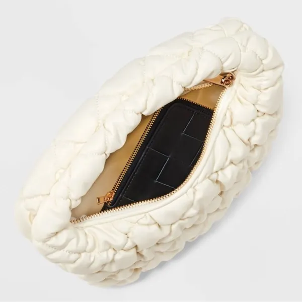 A New Day Cream‎ Quilted Clutch Handbag NWT - Image 7