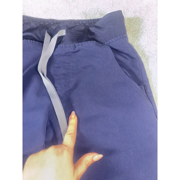 figs zamora jogger scrub pants xs pet Navy Mid Rise Small‎ Spot Pointed Out - Image 5