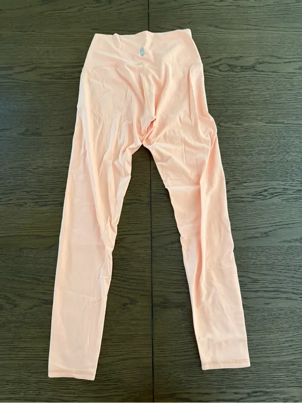 FP Movement Never Better Set - V-Neck Bralette & High-Waist Leggings in Melon - Image 5