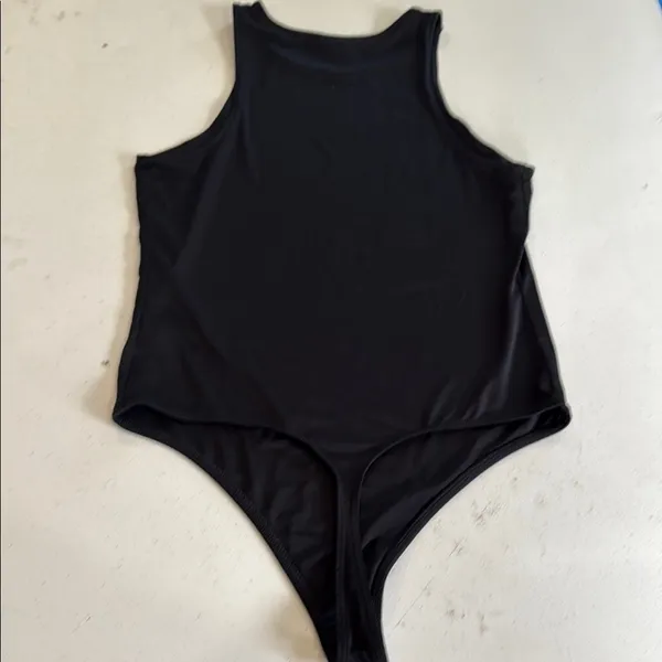 Express Black Sleeveless Bodysuit size medium - Image 2