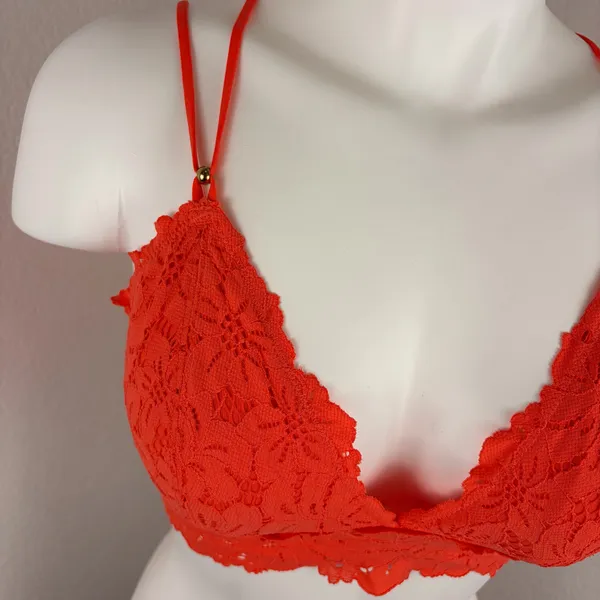 Aerie palm lace racerback padded bralette - Image 4