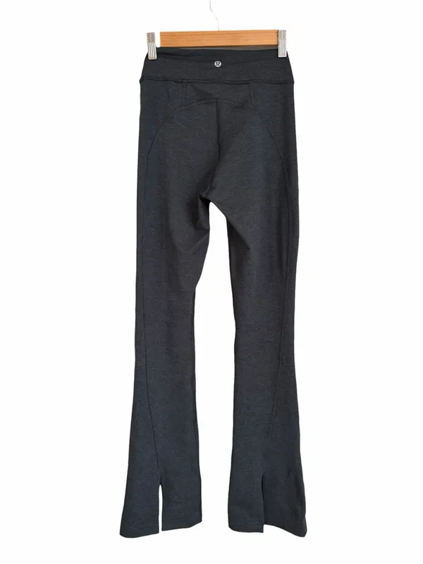 Lululemon Soft Sueded Split-Hem High-Rise Mini-Flare Pant Grey Size 6 - Image 5