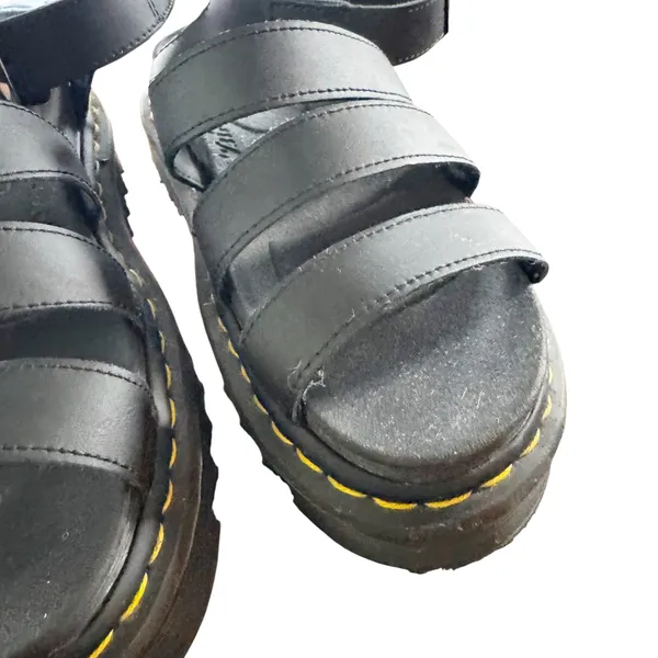 Dr. Martens Blaire Platform Sandal Women's Black Size 9 US Black Strappy Classic - Image 5