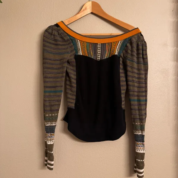 FREE PEOPLE Sweet Gal‎ Colorblock Knit Thermal - Image 6