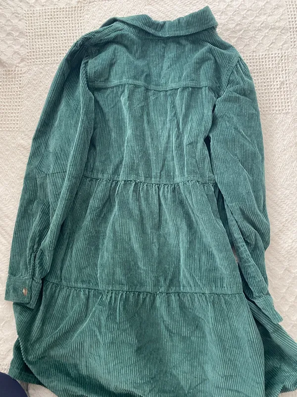 American eagle green corduroy dress - Image 4