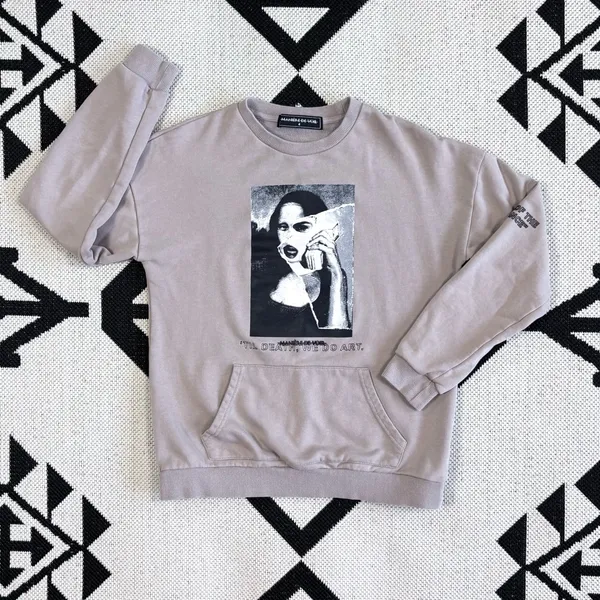 Maniere De Voir ‘Til Death, Do We Art. Crewneck Sweatshirt - Image 2