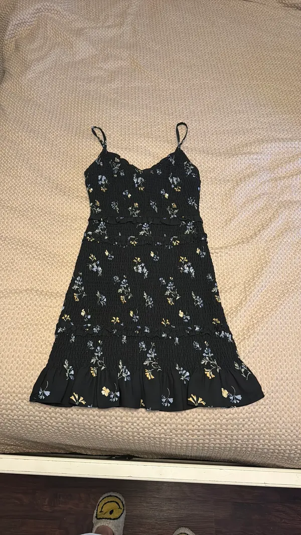 Abercrombie And Fitch Smocked Mini Dress - Image 2