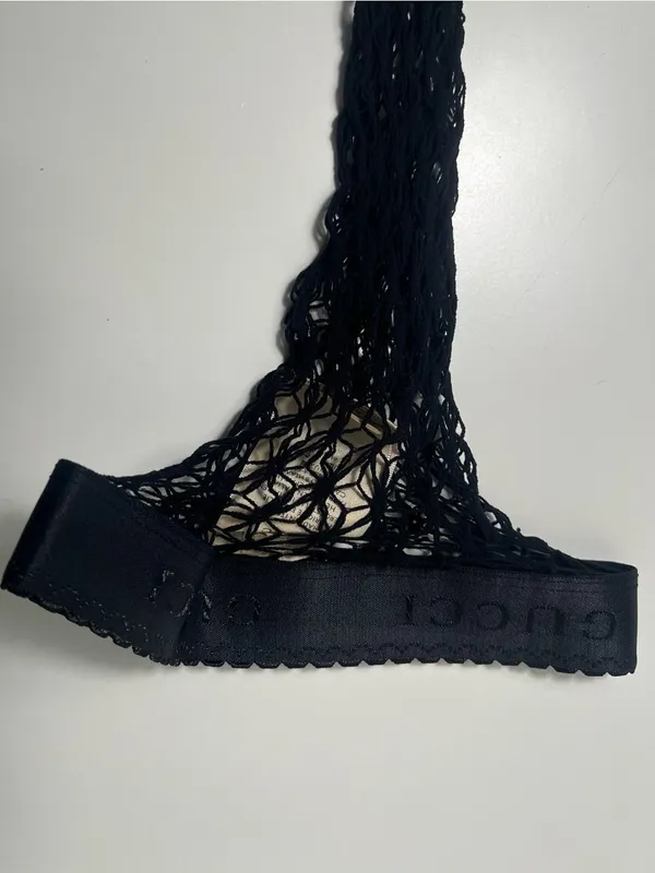 Gucci Diamond Motif Logo Knit Pantyhose Stockings Hosiery Socks - Image 8