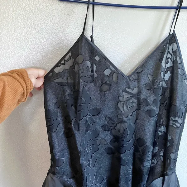 [Victoria's Secret] Vintage Black Sheer Bodysuit Teddy- Size M - Image 4