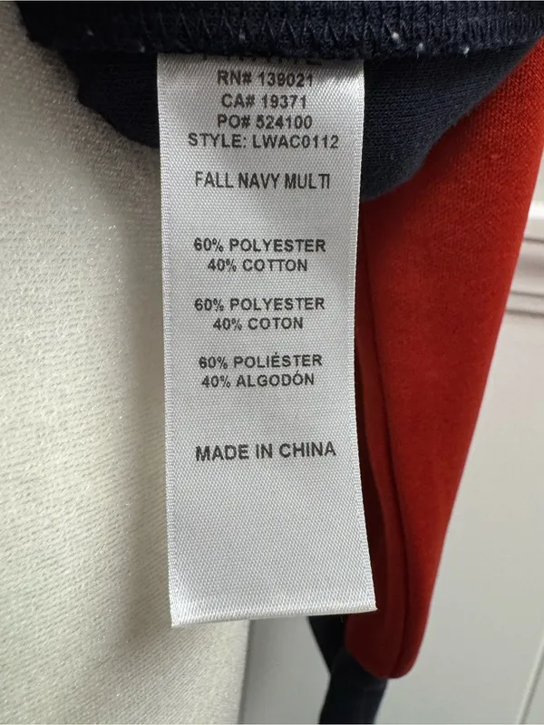 Frame Colorblock Mock Neck 1/4 Zip Pullover Sweatshirt Blue Red Small Retro 90s - Image 6