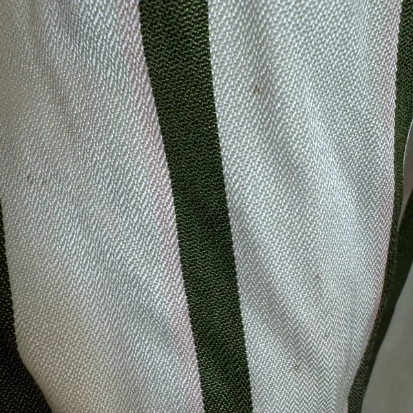 Astier New York Amal Striped Maxi Dress Pink Green XS Ruffle 100% Silk $595 - Image 14