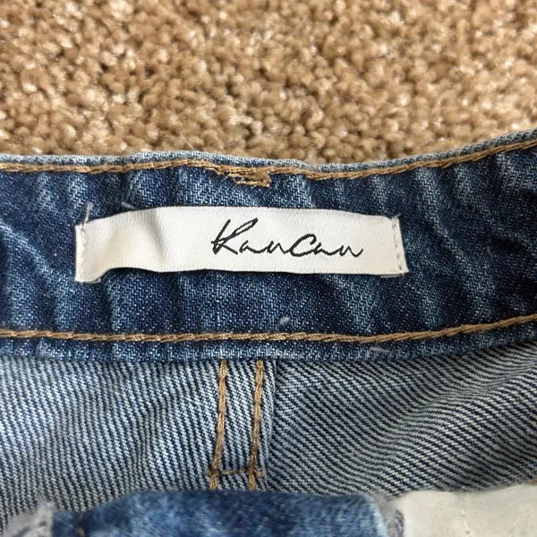 NWT KanCan Demin Shorts Blue Size 23 - Image 4