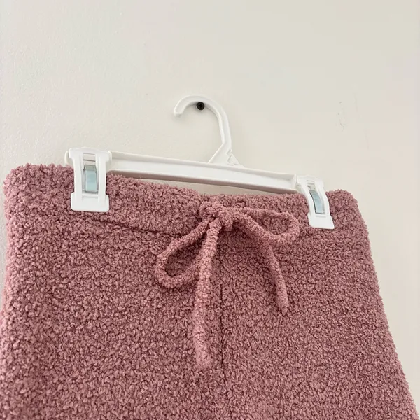 Garage Pink Plush Mini Shorts   - Image 2