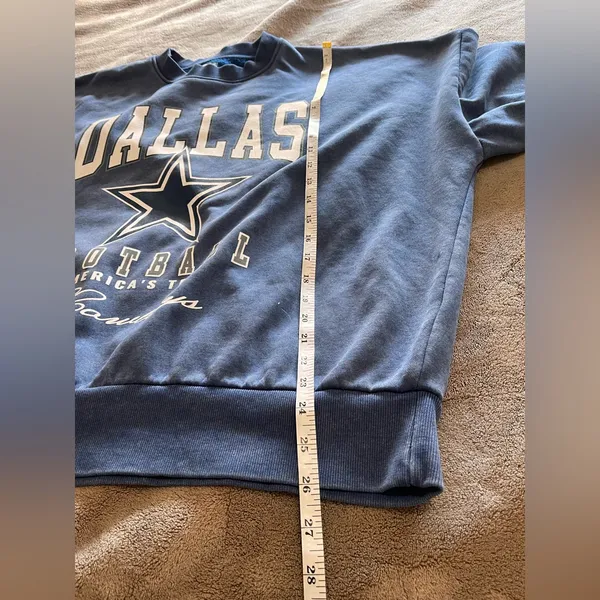 GAMEDAY COUTURE NFL Dallas Cowboys Football Crewneck Pullover Sweatshirt Sz M - Image 6