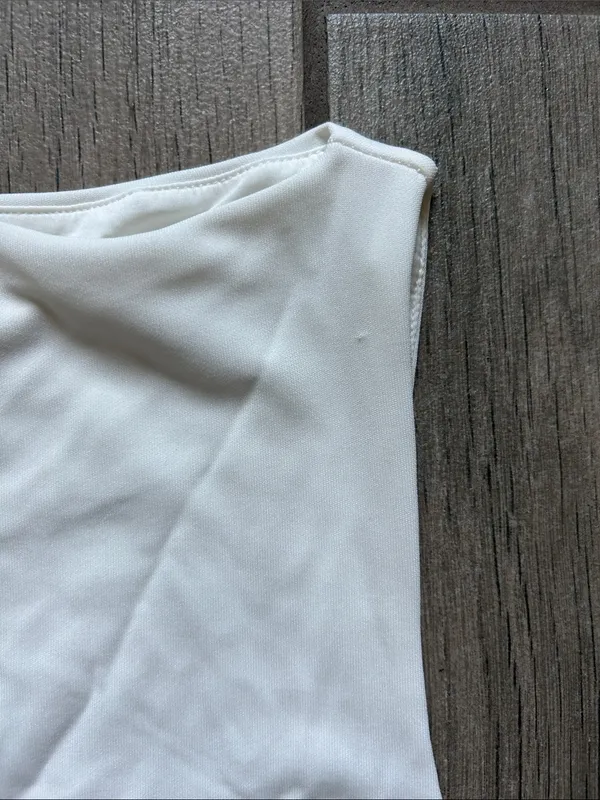 Lovers + Friends White Ruched Mini Dress - Image 3